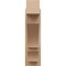 Ekena Millwork 6-in W x 18-in D x 22-in H Balboa Block Rough Cedar Woodgrain TimberThane Outlooker, Primed Tan OUTUR060X18X22BOA44RCPR - alternate 6